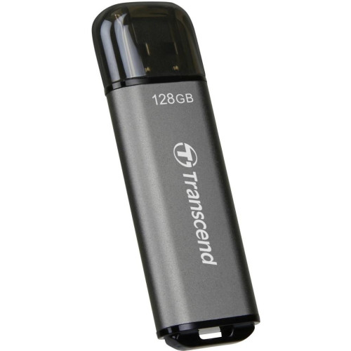 USB флеш накопичувач Transcend 128GB JetFlash 920 Black USB 3.2 (TS128GJF920) – TRANSCEND (вид 1)