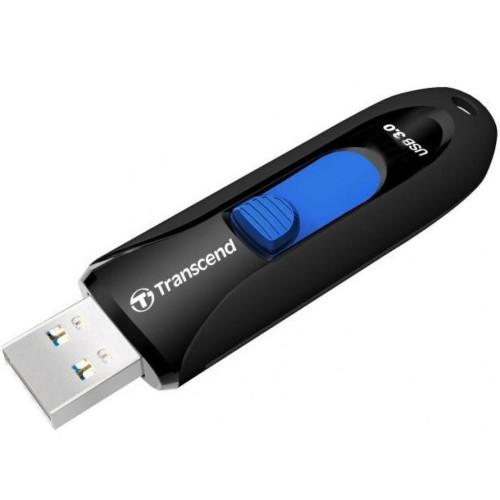 USB флеш накопичувач Transcend 256GB JetFlash 790 Black USB 3.0 (TS256GJF790K) – TRANSCEND (вид 1)