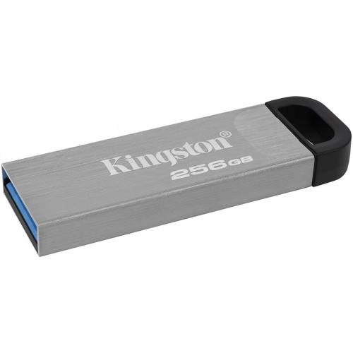 USB флеш накопитель Kingston 256GB DT Kyson Silver/Black USB 3.2 (DTKN/256GB) – KINGSTON (вид 1)