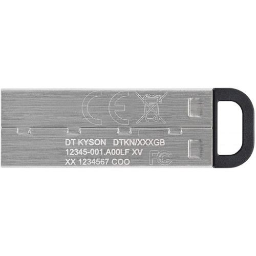 USB флеш накопитель Kingston 256GB DT Kyson Silver/Black USB 3.2 (DTKN/256GB) – KINGSTON (вид 2)