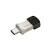 USB флеш накопичувач Transcend 128GB JetFlash 890 Silver USB 3.1/Type-C (TS128GJF890S) – TRANSCEND (вид 1)