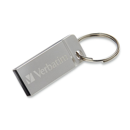 USB флеш накопичувач Verbatim 64GB Metal Executive Silver USB 2.0 (98750) – Verbatim (вид 2)