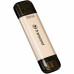 USB флеш накопичувач Transcend 256GB JetFlash 930 Gold-Black USB 3.2/Type-C (TS256GJF930C) – TRANSCEND (вид 2)