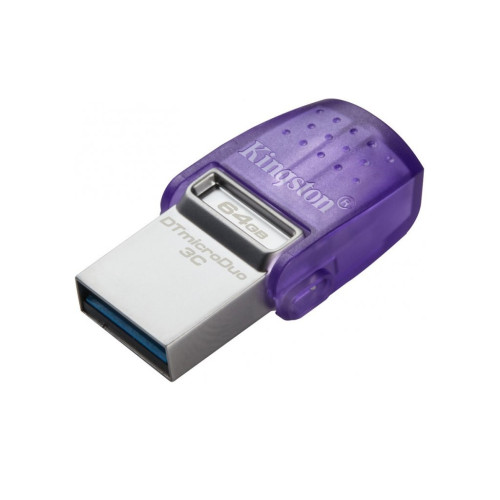 USB флеш накопичувач Kingston 64GB DataTraveler microDuo 3C USB 3.2/Type C (DTDUO3CG3/64GB) – KINGSTON (вид 1)