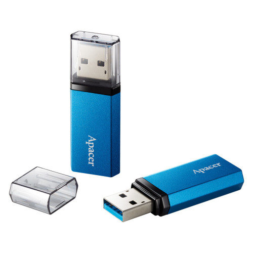 USB флеш накопитель Apacer 64GB AH25C Ocean Blue USB 3.0 (AP64GAH25CU-1) – APACER (вид 2)