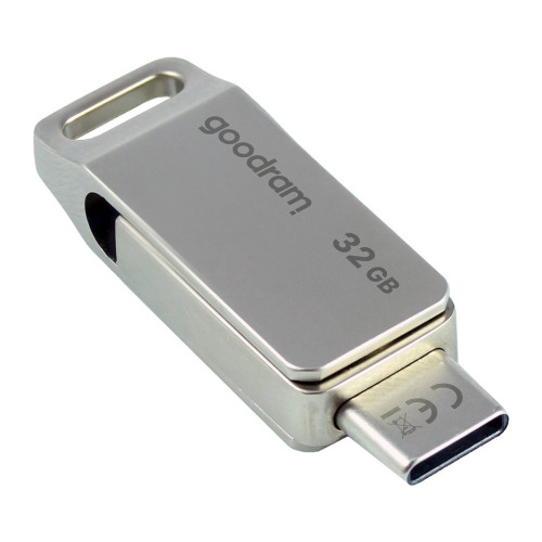 USB флеш накопичувач Goodram 32GB ODA3 Silver USB 3.0 / Type-C (ODA3-0320S0R11) – GOODRAM