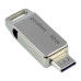 USB флеш накопичувач Goodram 32GB ODA3 Silver USB 3.0 / Type-C (ODA3-0320S0R11) – GOODRAM