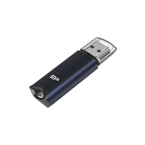 USB флеш накопитель Silicon Power 64GB Marvel M02 Aluminum Blue USB 3.2 (SP064GBUF3M02V1B) – SILICON POWER (вид 1)