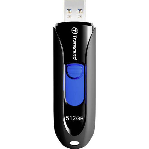 USB флеш накопичувач Transcend 512GB JetFlash 790 Black USB 3.1 (TS512GJF790K) – TRANSCEND (вид 2)