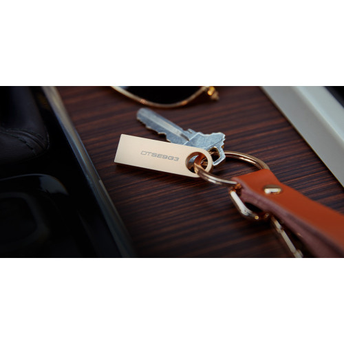 USB флеш накопичувач Kingston 64GB DataTraveler SE9 G3 Gold USB 3.2 (DTSE9G3/64GB) – KINGSTON (вид 2)