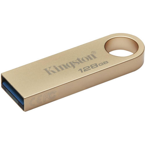 USB флеш накопичувач Kingston 128GB DataTraveler SE9 G3 Gold USB 3.2 (DTSE9G3/128GB) – KINGSTON (вид 1)