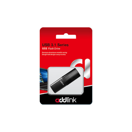 USB флеш накопичувач AddLink 128GB U55 USB 3.1 (ad128GBU55B3) – AddLink (вид 1)