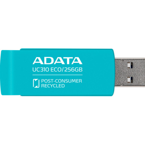 USB флеш накопитель ADATA 256GB UC310 Eco Green USB 3.2 (UC310E-256G-RGN) – ADATA (вид 2)