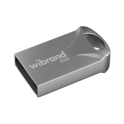 USB флеш накопитель Wibrand 4GB Hawk Silver USB 2.0 (WI2.0/HA4M1S) – Wibrand