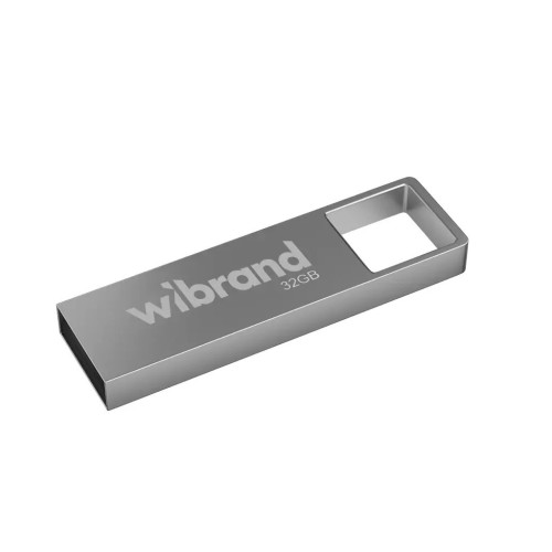 USB флеш накопичувач Wibrand 32GB Shark Silver USB 2.0 (WI2.0/SH32U4S) – Wibrand