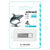 USB флеш накопитель Wibrand 4GB Shark Silver USB 2.0 (WI2.0/SH4U4S) – Wibrand (вид 1)