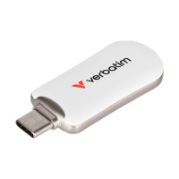 USB флеш накопитель Verbatim 64GB Plectra White USB-C (30228)