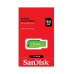 USB флеш накопитель SanDisk 32GB Cruzer Blade Green USB 2.0 (SDCZ50C-032G-B35GE) – SANDISK (вид 1)