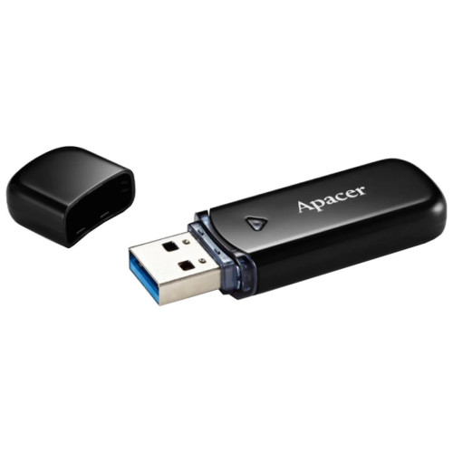USB флеш накопитель Apacer 128GB AH355 Mysterious Black USB 3.2 (AP128GAH355B-1) – APACER (вид 2)