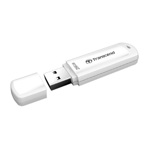 USB флеш накопитель Transcend 256GB JetFlash 730 White USB 3.1 (TS256GJF730) – TRANSCEND (вид 2)
