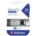 USB флеш накопитель Verbatim 32GB Secure Pro with 256 AES USB 3.2 (98665) – Verbatim (вид 2)