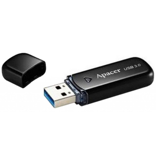 USB флеш накопичувач Apacer 64GB AH355 Black USB 3.0 (AP64GAH355B-1) – APACER (вид 2)