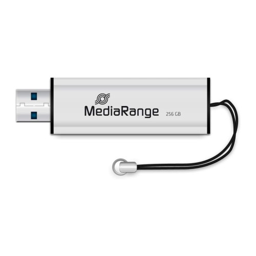 USB флеш накопитель Mediarange 256GB Black/Silver USB 3.0 (MR919) – MediaRange (вид 2)