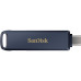 USB флеш накопитель SanDisk 128GB Phone Drive for iPhone Metallic Sky Lightning/Type-C U (SDIXD0N-128G-GN6NE) – SANDISK