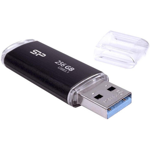 USB флеш накопитель Silicon Power 256GB Blaze b02 Black USB 3.0 (SP256GBUF3B02V1K) – SILICON POWER (вид 2)