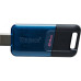 USB флеш накопитель Kingston 64GB DataTraveler 80 M USB-C 3.2 Blue/Black (DT80M/64GB) – KINGSTON (вид 2)