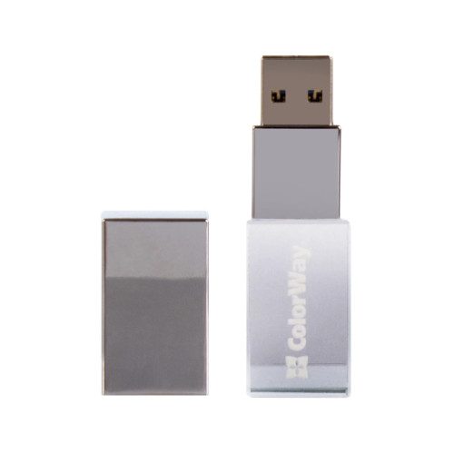 USB флеш накопитель ColorWay 32GB 3.0 Transparent (CW-USBCL32) – ColorWay (вид 1)
