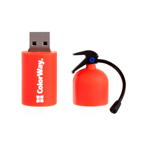 USB флеш накопитель ColorWay Fire 32 GB USB 3.0 Red (CW-USBFE32) – ColorWay (вид 1)