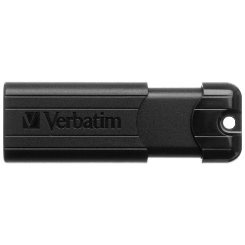 USB флеш накопичувач Verbatim 16GB PinStripe Black USB 3.2 (49316) – Verbatim