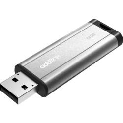 USB флеш накопичувач AddLink 64GB U25 Silver USB 2.0 (ad64GBU25S2)