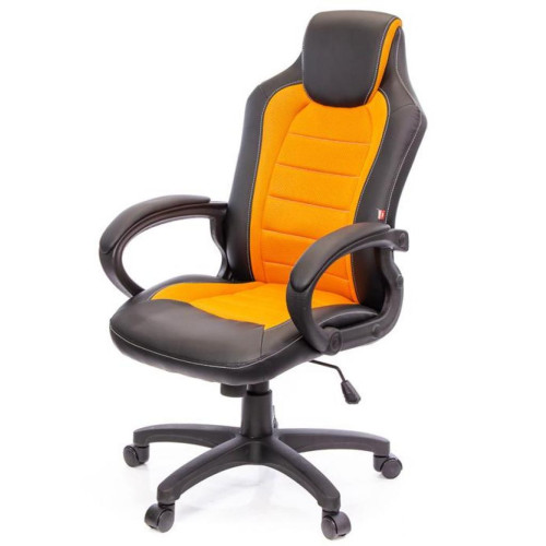 Кресло игровое Аклас Астон W PL TILT Оранжевое (10473) – АКЛАС