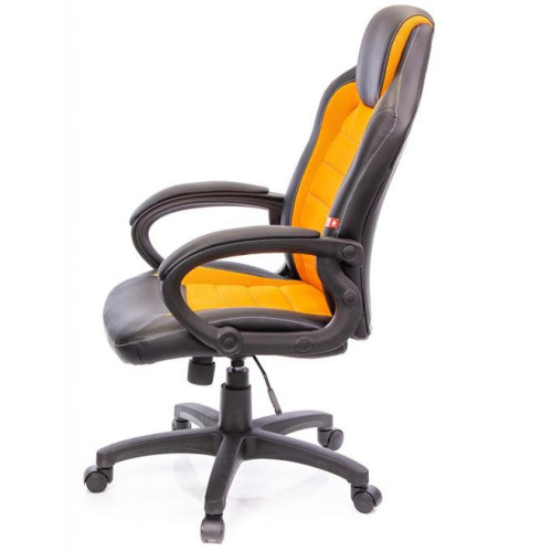 Кресло игровое Аклас Астон W PL TILT Оранжевое (10473) – АКЛАС (вид 2)