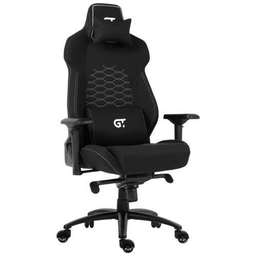 Крісло ігрове GT Racer X-8702 Black (X-8702 Fabric Black) – GT Racer (вид 1)