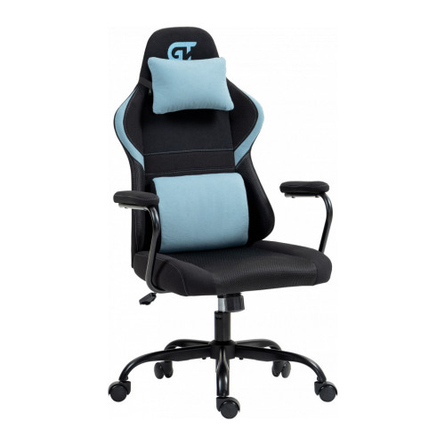 Крісло ігрове GT Racer X-2322 Black/Blue (X-2322 Fabric Black/Blue) – GT Racer