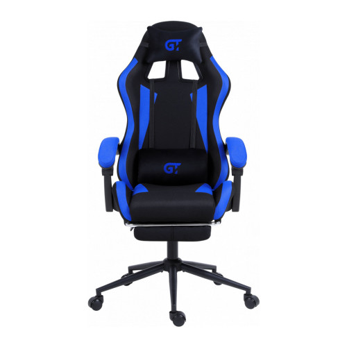 Кресло игровое GT Racer X-2324 Black/Blue (X-2324 Fabric Black/Blue) – GT Racer