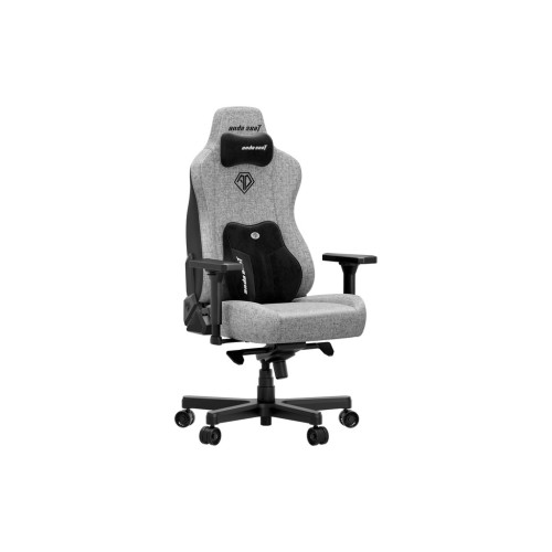 Кресло игровое Anda Seat Kaiser 3E Fabric Size XL Grey (AD23YC-XL-09-G-CF-G01) – Anda Seat (вид 1)