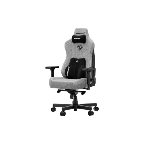 Кресло игровое Anda Seat Kaiser 3E Fabric Size XL Grey (AD23YC-XL-09-G-CF-G01) – Anda Seat (вид 2)