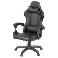 Кресло игровое Аклас Озорник ANF подростковый Черный (PU-черный) (00160337)