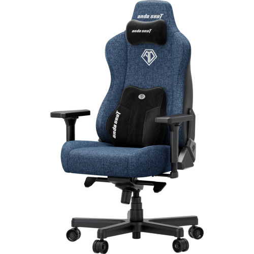 Кресло игровое Anda Seat Kaiser 3E Fabric XL Dark Blue (AD23YC-XL-09-S-CF-S01) – Anda Seat (вид 2)