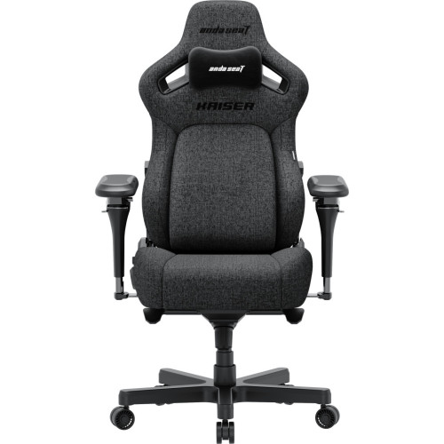 Кресло игровое Anda Seat Kaiser 4 V2 Fabric Size XL Dark Gray (AD12YDDC-XLL-20-GB-CF-03) – Anda Seat