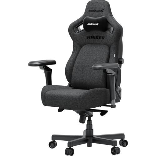 Кресло игровое Anda Seat Kaiser 4 V2 Fabric Size XL Dark Gray (AD12YDDC-XLL-20-GB-CF-03) – Anda Seat (вид 2)