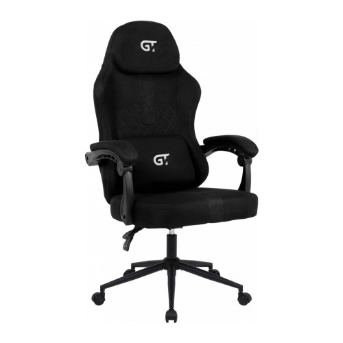 Крісло ігрове GT Racer X-2326 Black (X-2326 Fabric Black) – GT Racer (вид 1)