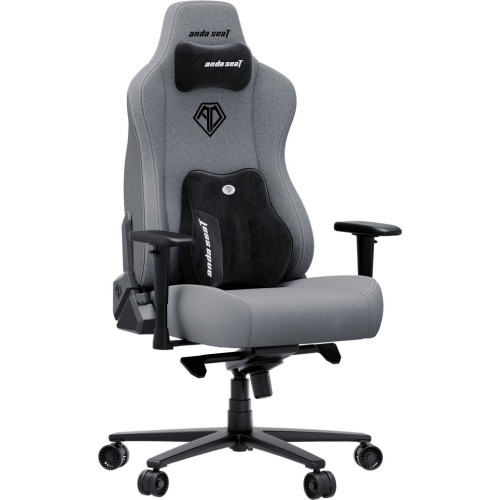 Кресло игровое AndaSeat Novis Plus Fabric XL Grey (AD23YC-XL-01-G-F-G04) – AndaSeat (вид 1)