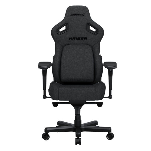 Кресло игровое Anda Seat Kaiser 4 Fabric Size XL Dark Grey (AD12YDDC-XLL-20-GB-CF) – Anda Seat (вид 1)