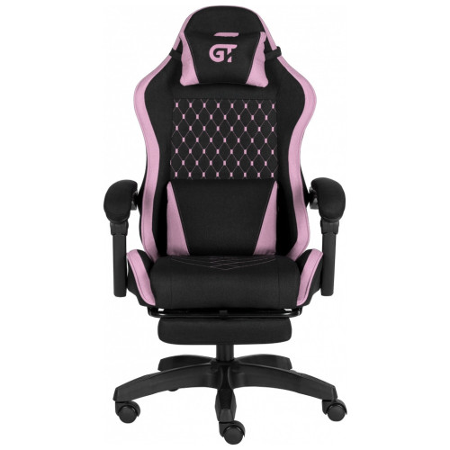 Крісло ігрове GT Racer X-2339 Black/Pink (X-2339 Fabric Black/Pink) – GT Racer
