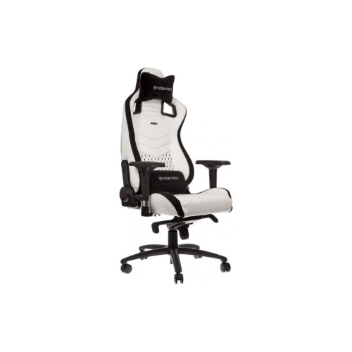 Кресло игровое Noblechairs Epic White/Black (NBL-PU-WHT-001) – Noblechairs